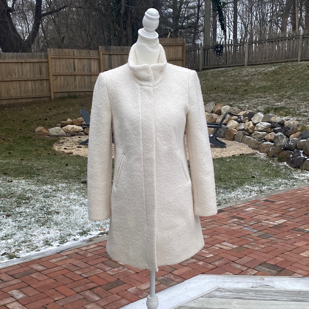LOFT Cream Teddy Jacket